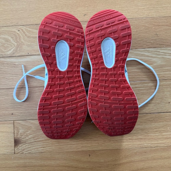 Adidas Cloudfoam, Youthful, very gently used, size 8. Cute floral pattern. - Picture 4 of 4